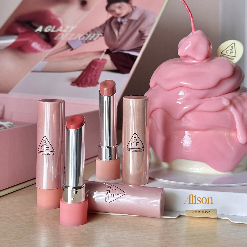3CE Glazy Lip Glow